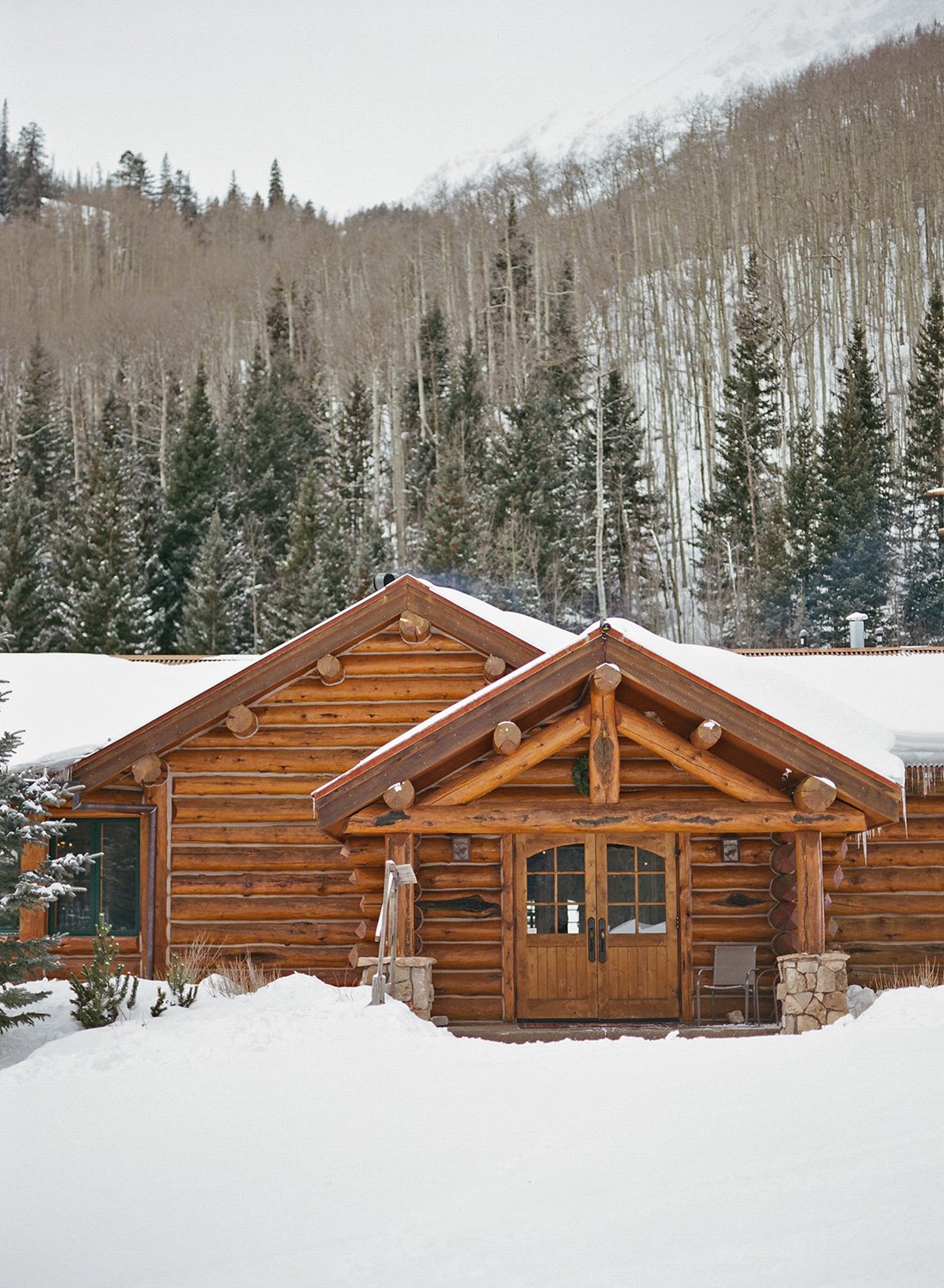 Coley & Teddy's wedding at the Aspen Chapel and Hotel Jerome: the Pine Creek Cookhouse