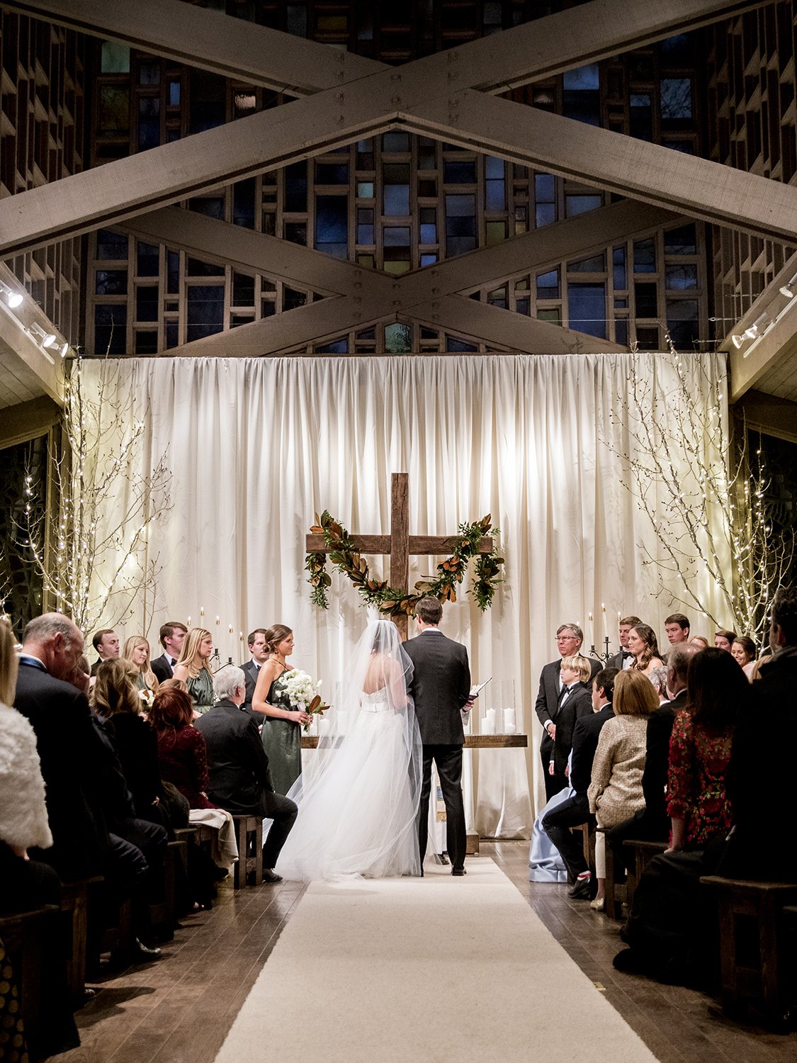 Coley & Teddy's wedding at the Aspen Chapel and Hotel Jerome: the ceremony at the Aspen Chapel