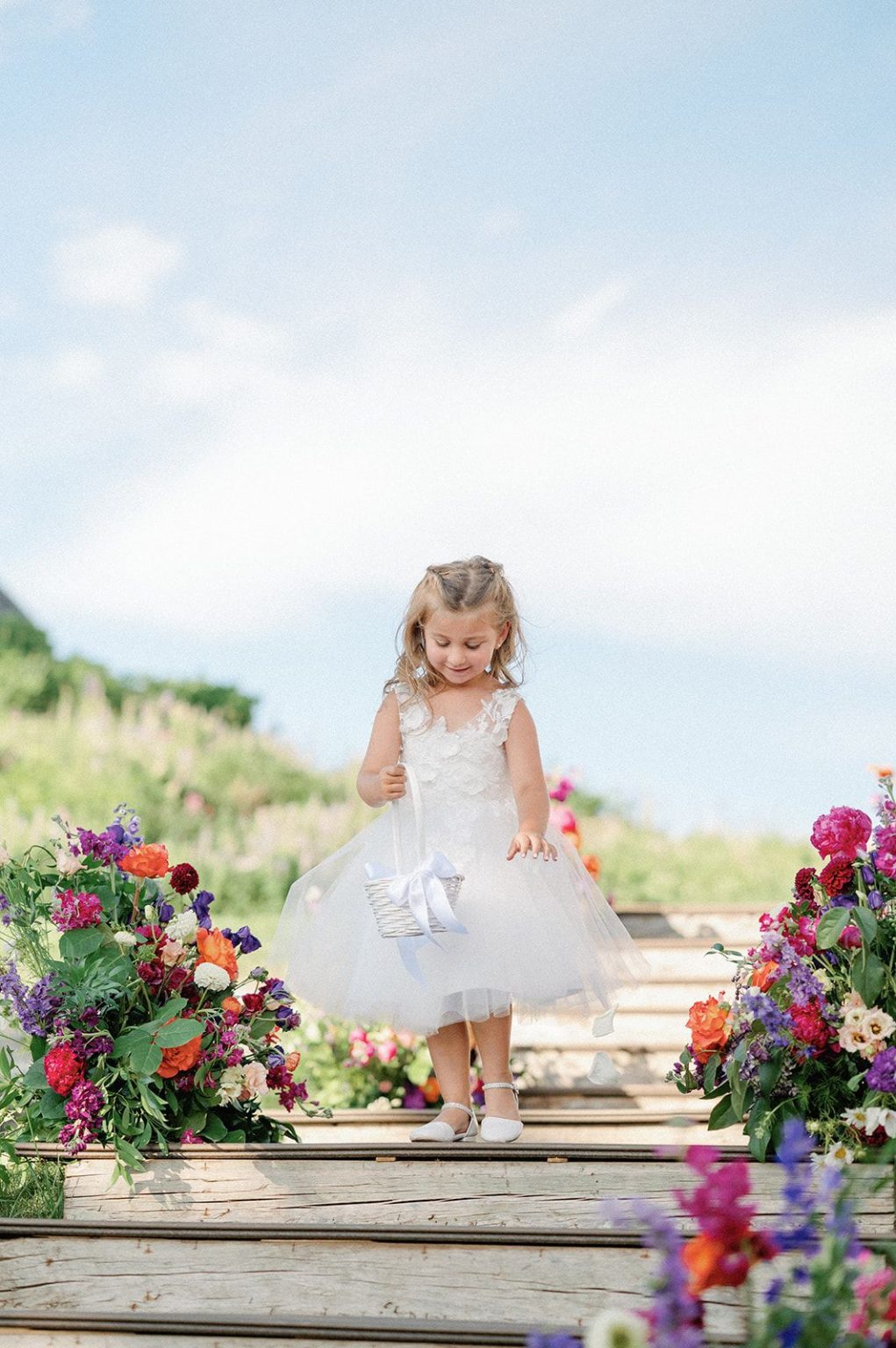 Natalie and Tyler's black-tie wedding at The Little Nell's Sundeck on Aspen Mountain