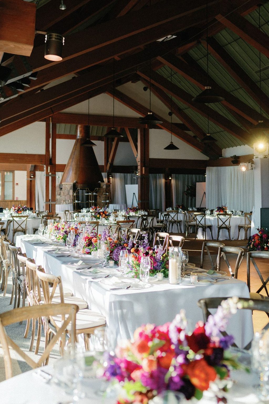 Natalie and Tyler's black-tie wedding at The Little Nell's Sundeck on Aspen Mountain
