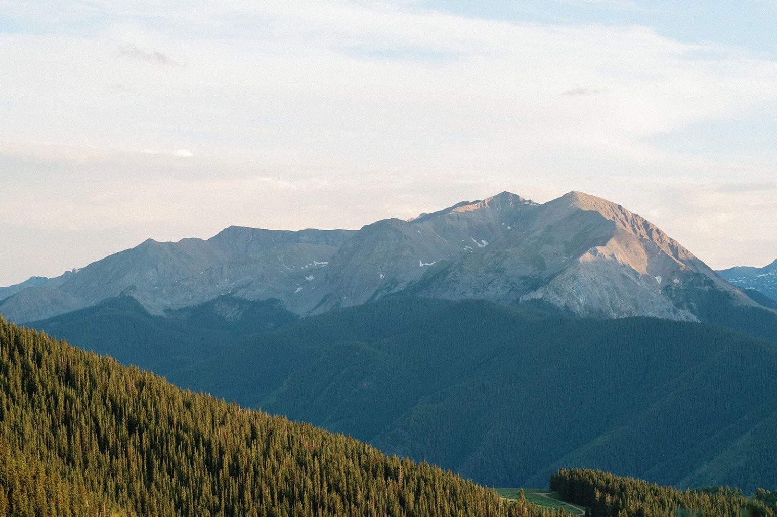 Natalie and Tyler's black-tie wedding at The Little Nell's Sundeck on Aspen Mountain