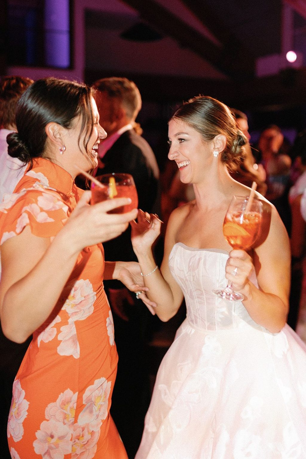 Natalie and Tyler's black-tie wedding at The Little Nell's Sundeck on Aspen Mountain