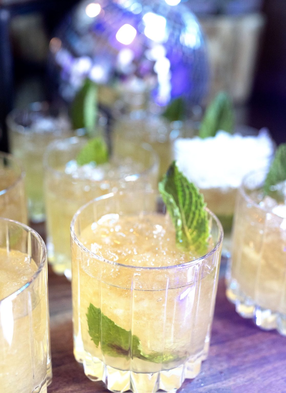Wildest Dreams, the Aspen Youth Center gala at Hotel Jerome: cocktails garnished with lime