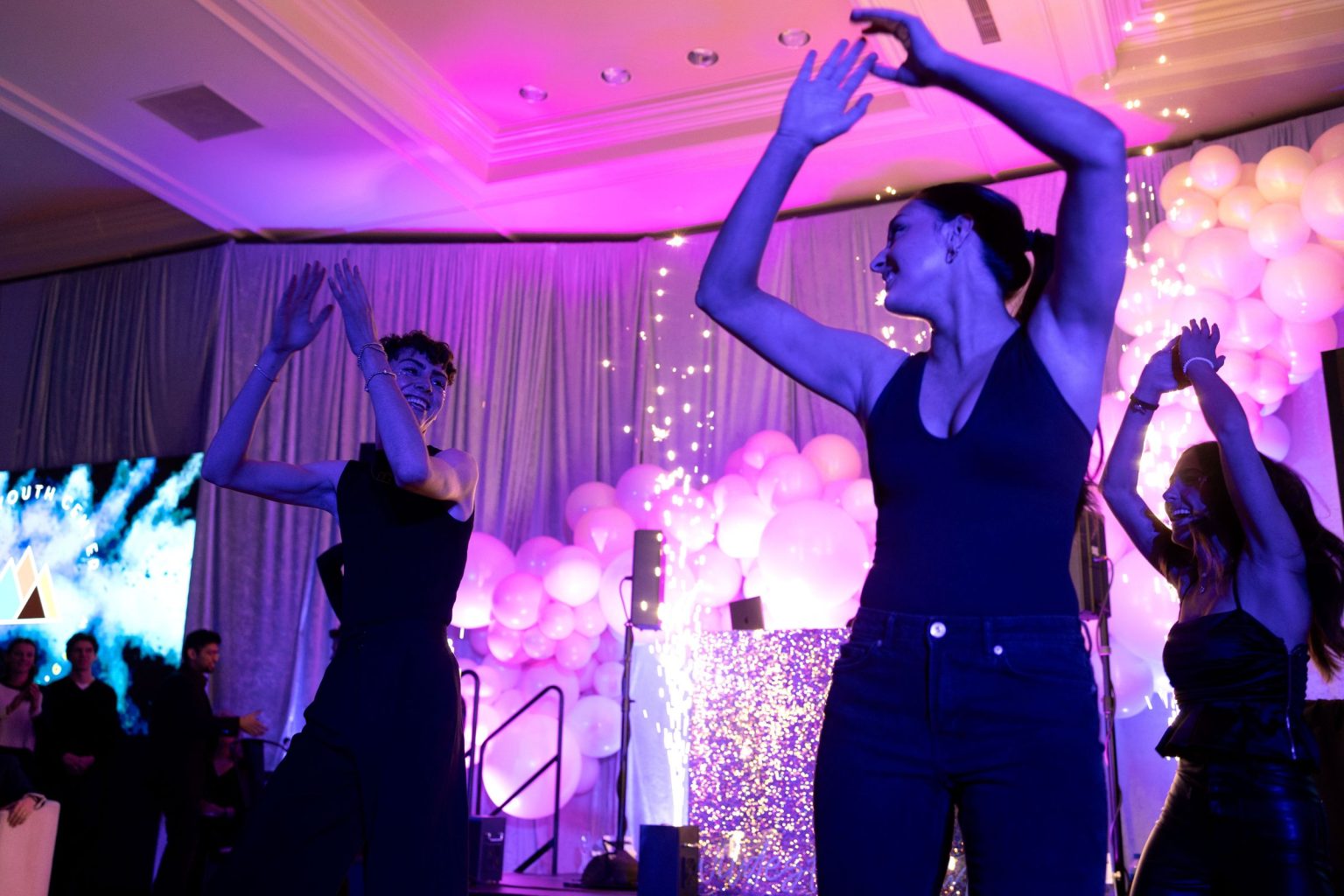 Wildest Dreams, the Aspen Youth Center gala at Hotel Jerome: the Aspen High School dance team flash mob