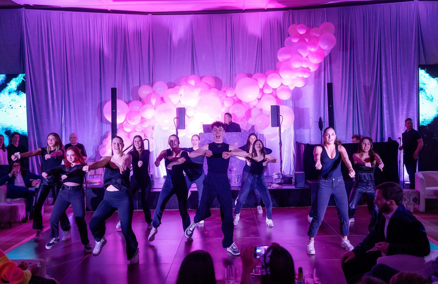 Wildest Dreams, the Aspen Youth Center gala at Hotel Jerome: guests joining the dance