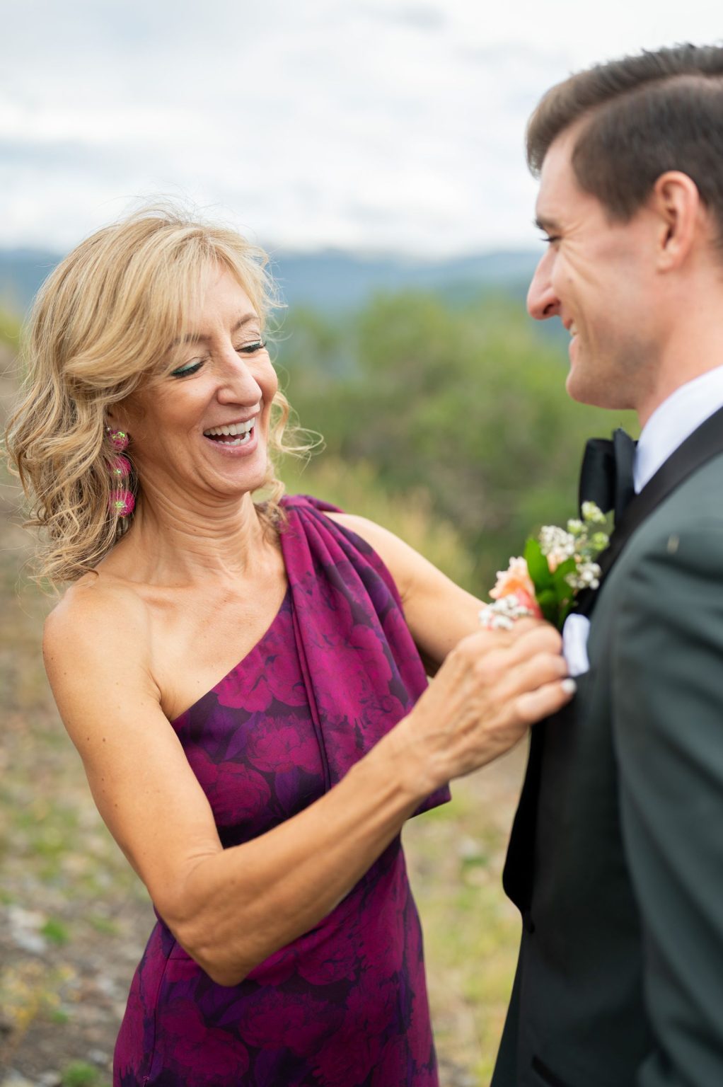Haley and Sam's wedding day at the Cliffhouse on Buttermilk, Aspen