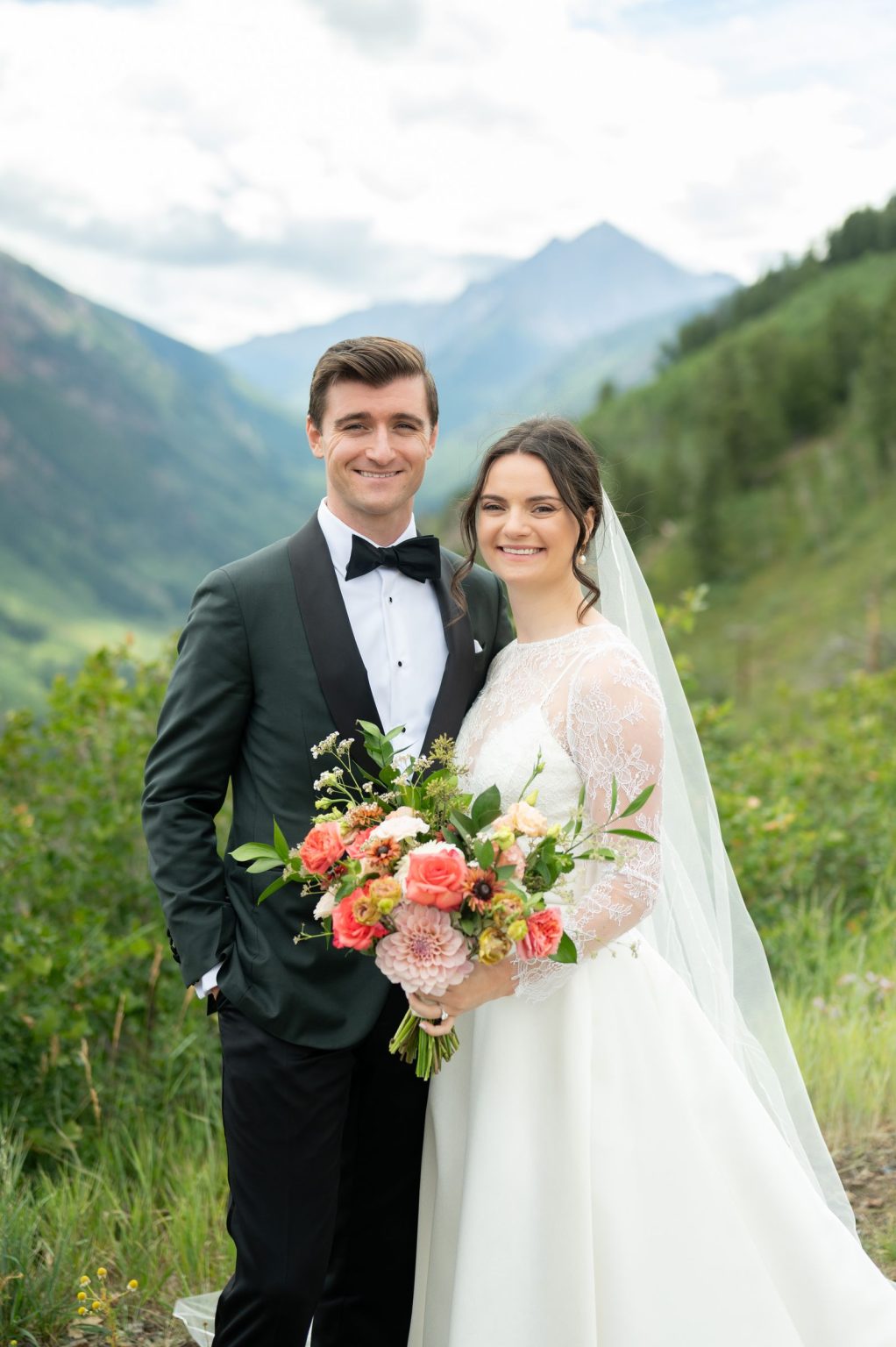 Haley and Sam's wedding day at the Cliffhouse on Buttermilk, Aspen