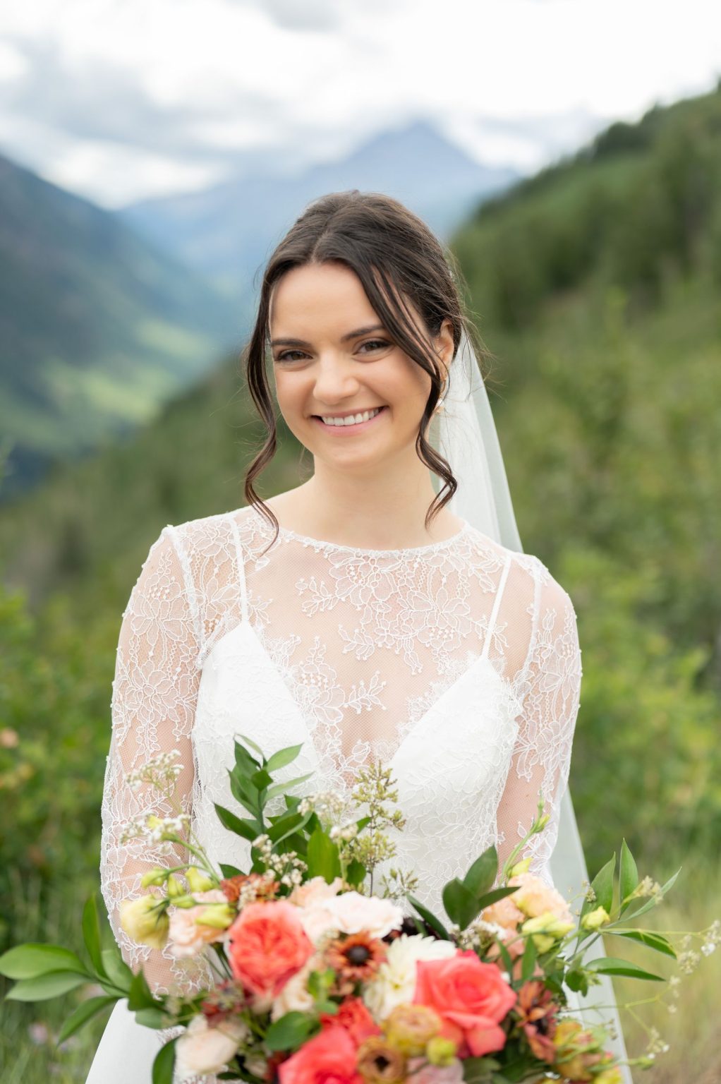 Haley and Sam's wedding day at the Cliffhouse on Buttermilk, Aspen