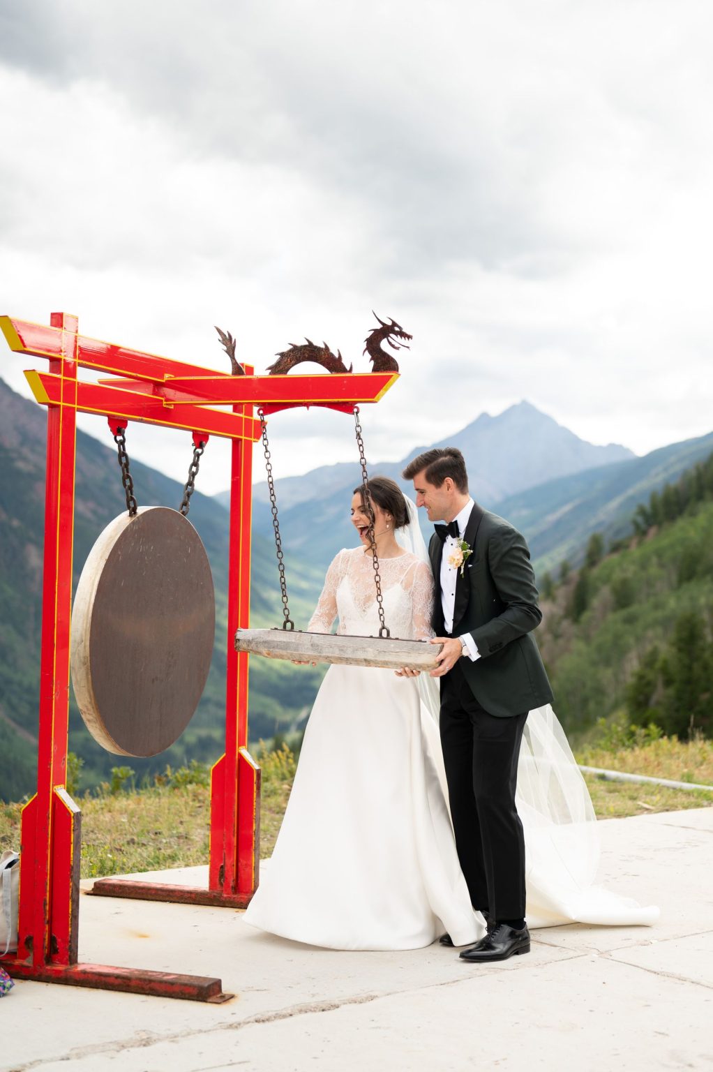 Haley and Sam's wedding day at the Cliffhouse on Buttermilk, Aspen