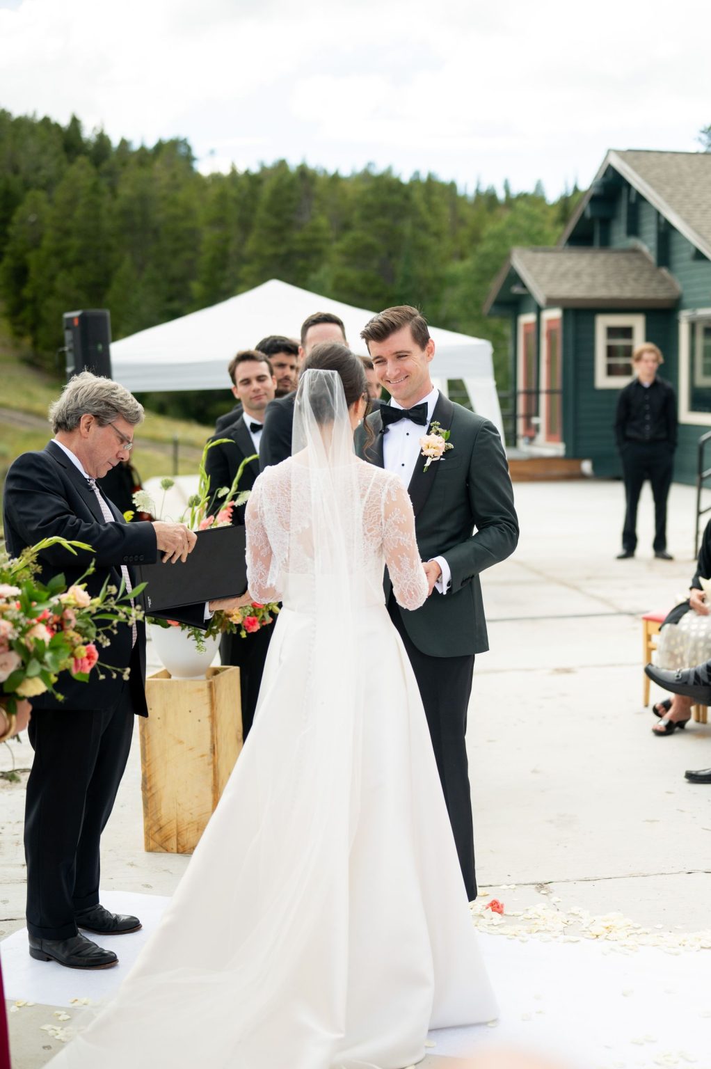 Haley and Sam's ceremony and reception on Buttermilk, Aspen
