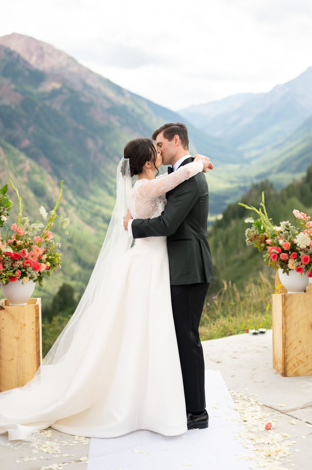 Haley and Sam's ceremony and reception on Buttermilk, Aspen