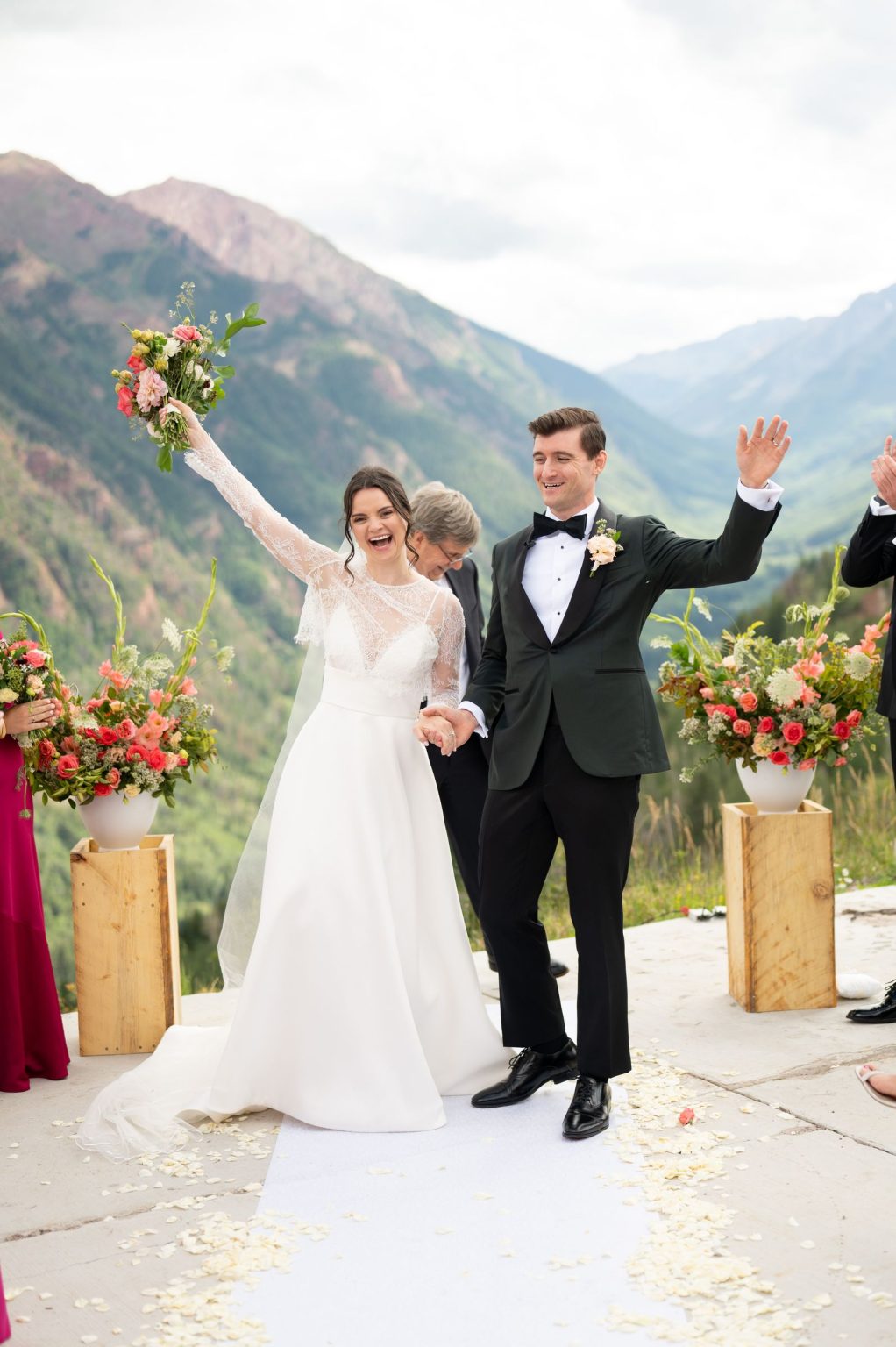 Haley and Sam's ceremony and reception on Buttermilk, Aspen