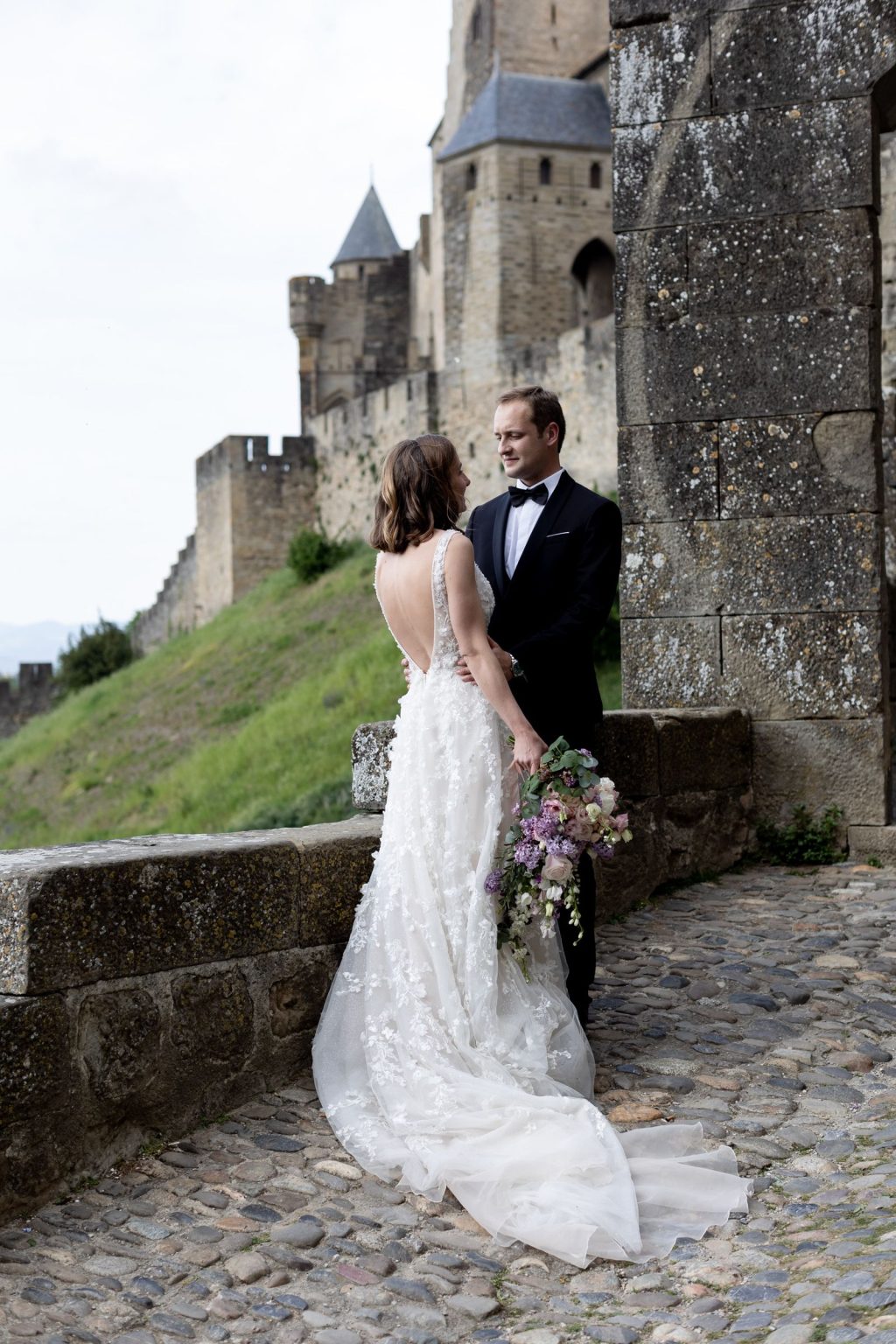 Château Saint Joseph FAM trip in the South of France: the couple in Carcassonne