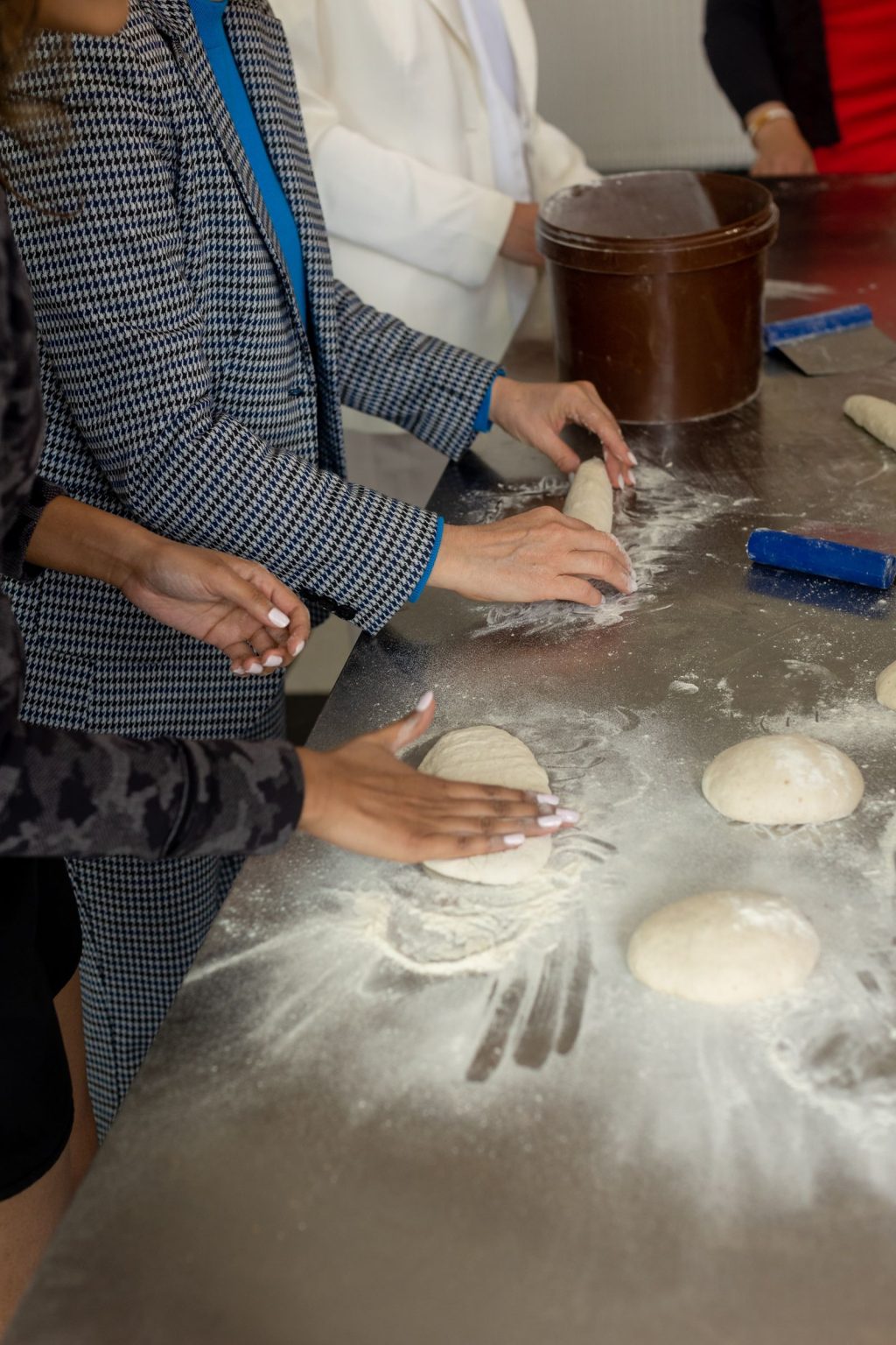 Château Saint Joseph FAM trip in the South of France: the bread-making session