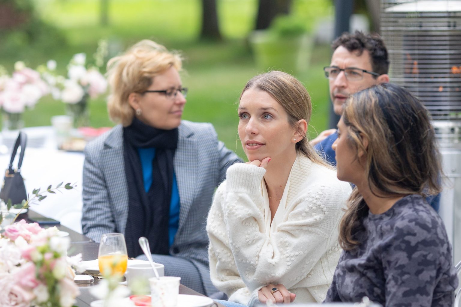 Château Saint Joseph FAM trip in the South of France: planners at brunch