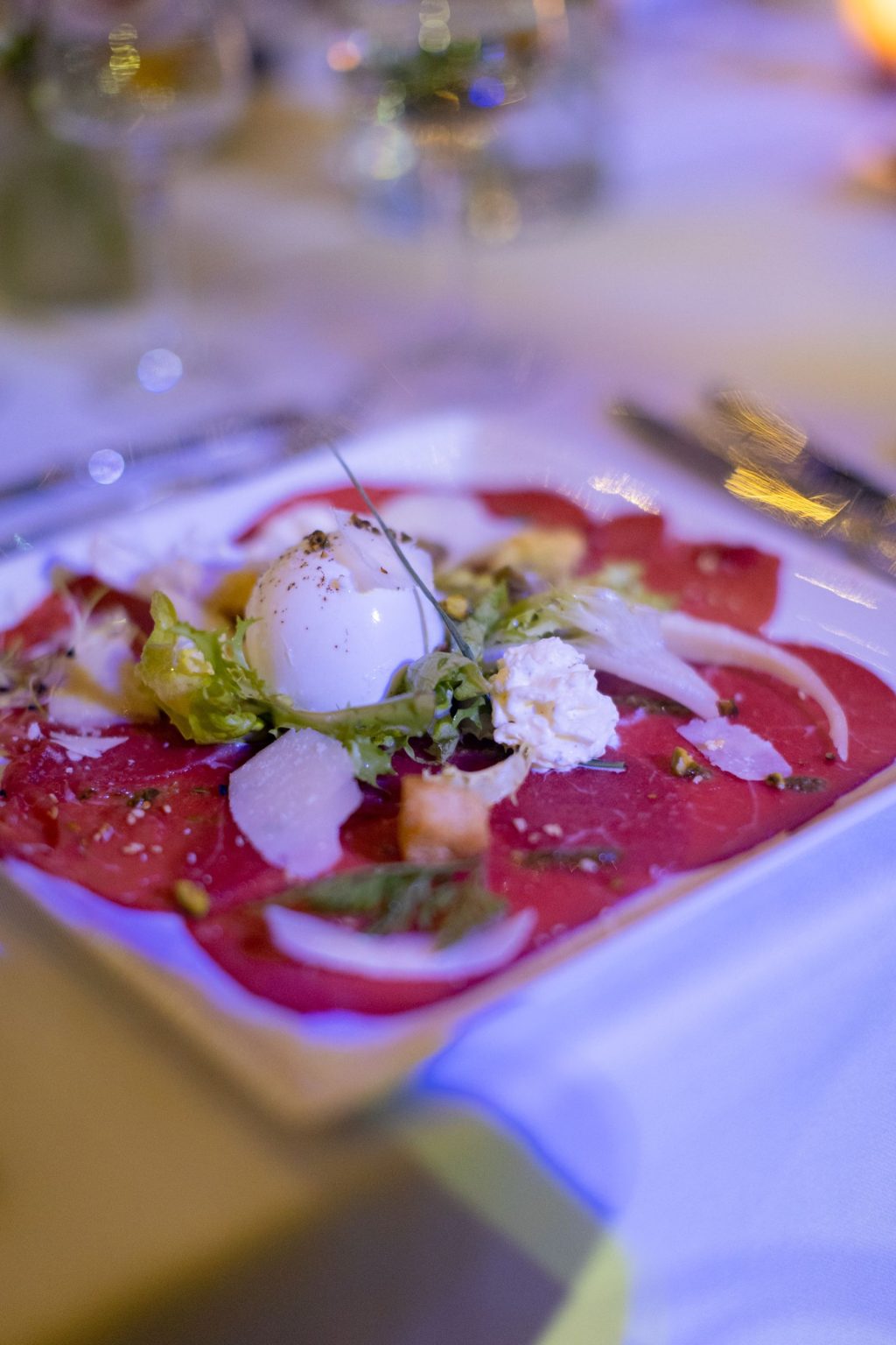 Château Saint Joseph FAM trip in the South of France: a plated first course