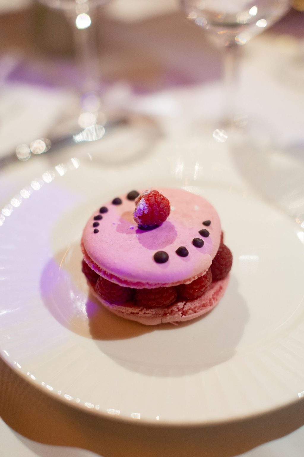 Château Saint Joseph FAM trip in the South of France: dessert at dinner