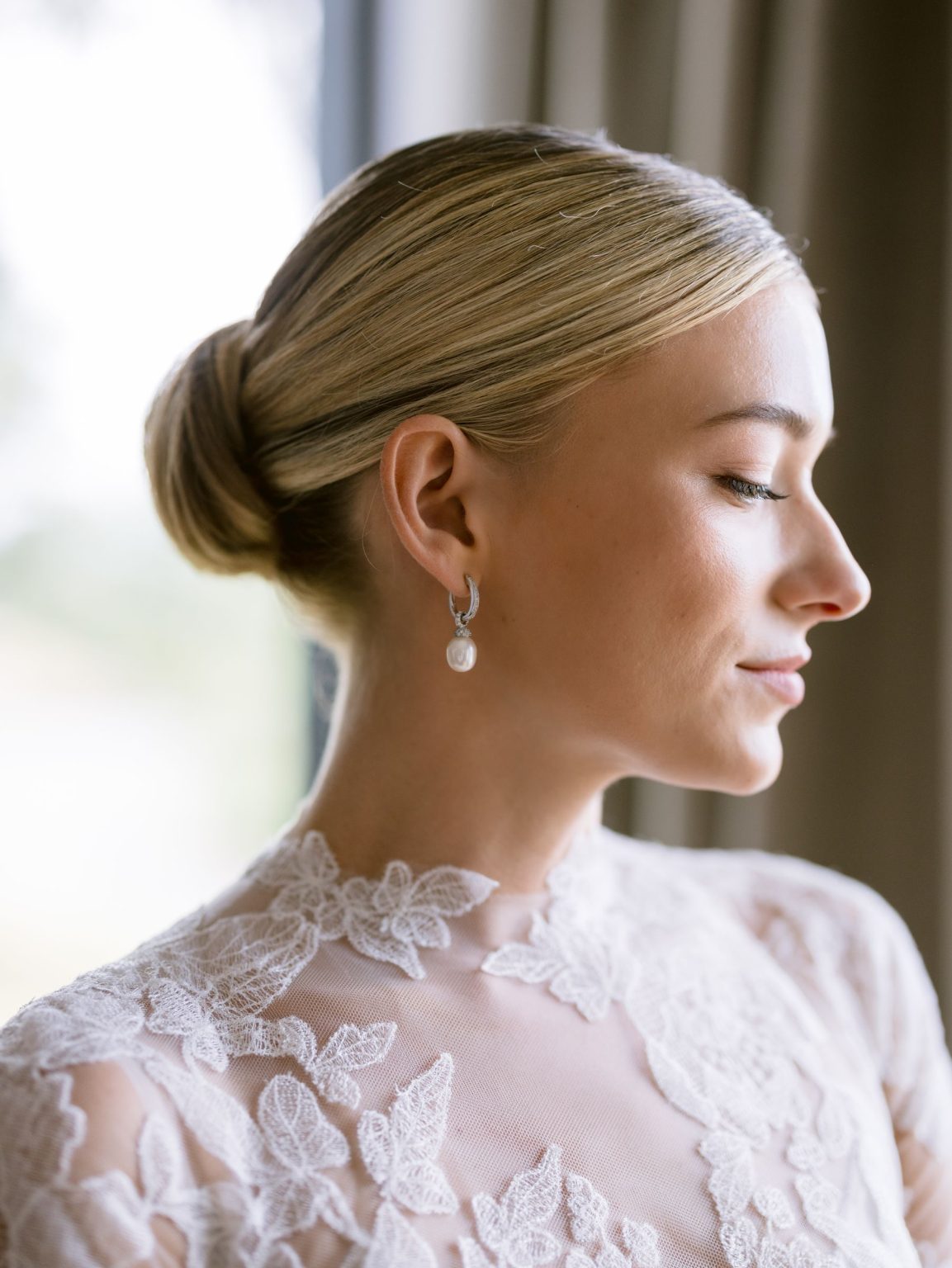 Sydney and Keaton's wedding at Montage Healdsburg, California: bridal portrait