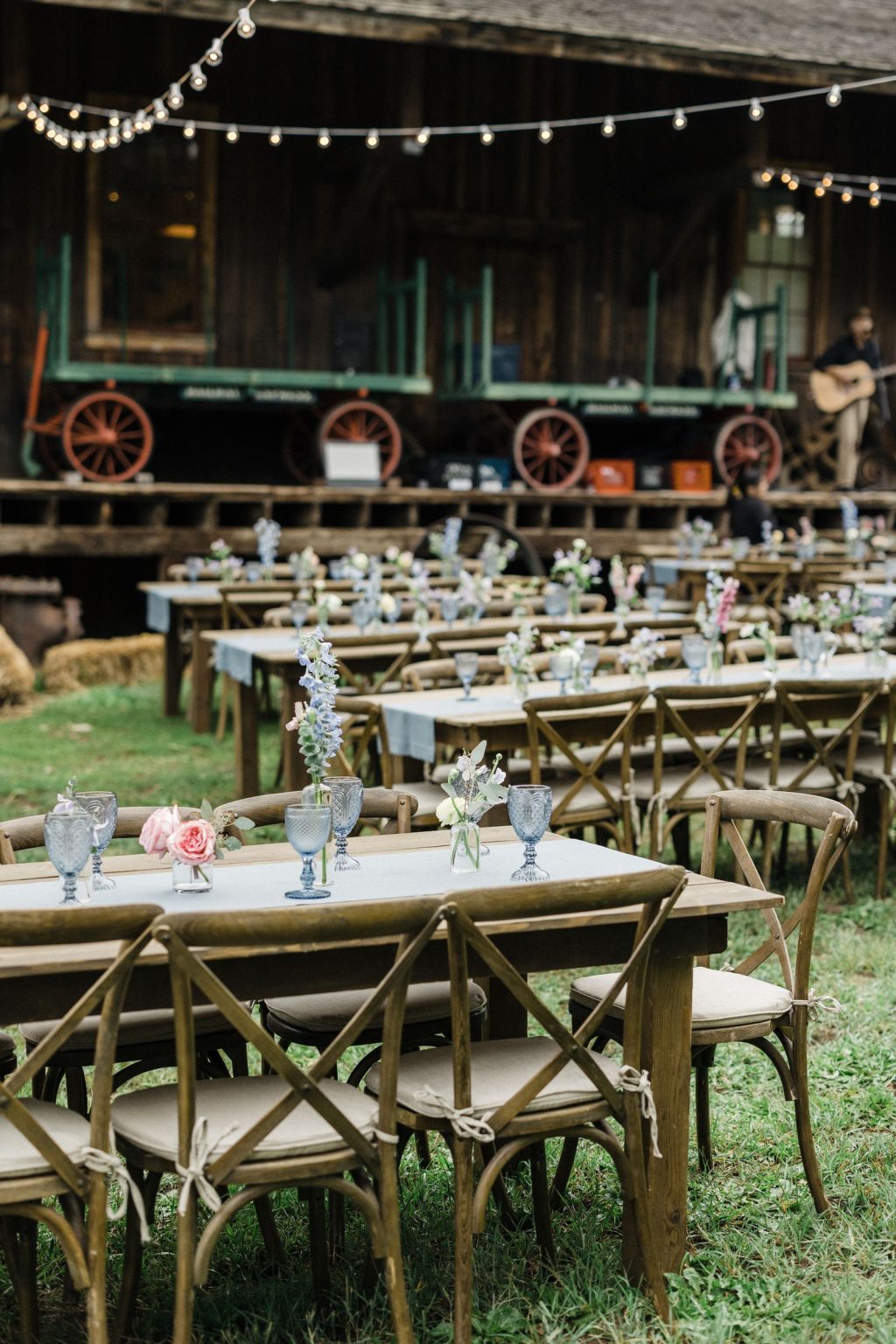 Elizabeth and Bloor's wedding in Aspen: the western welcome party at the Holden Marolt Mining Museum