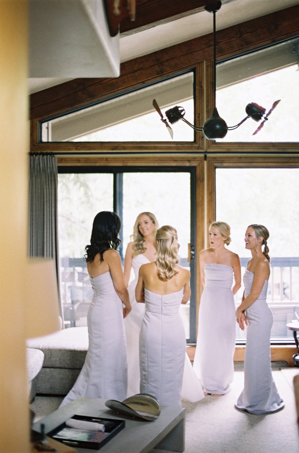 Elizabeth and Bloor's wedding in Aspen: getting ready at Hotel Jerome