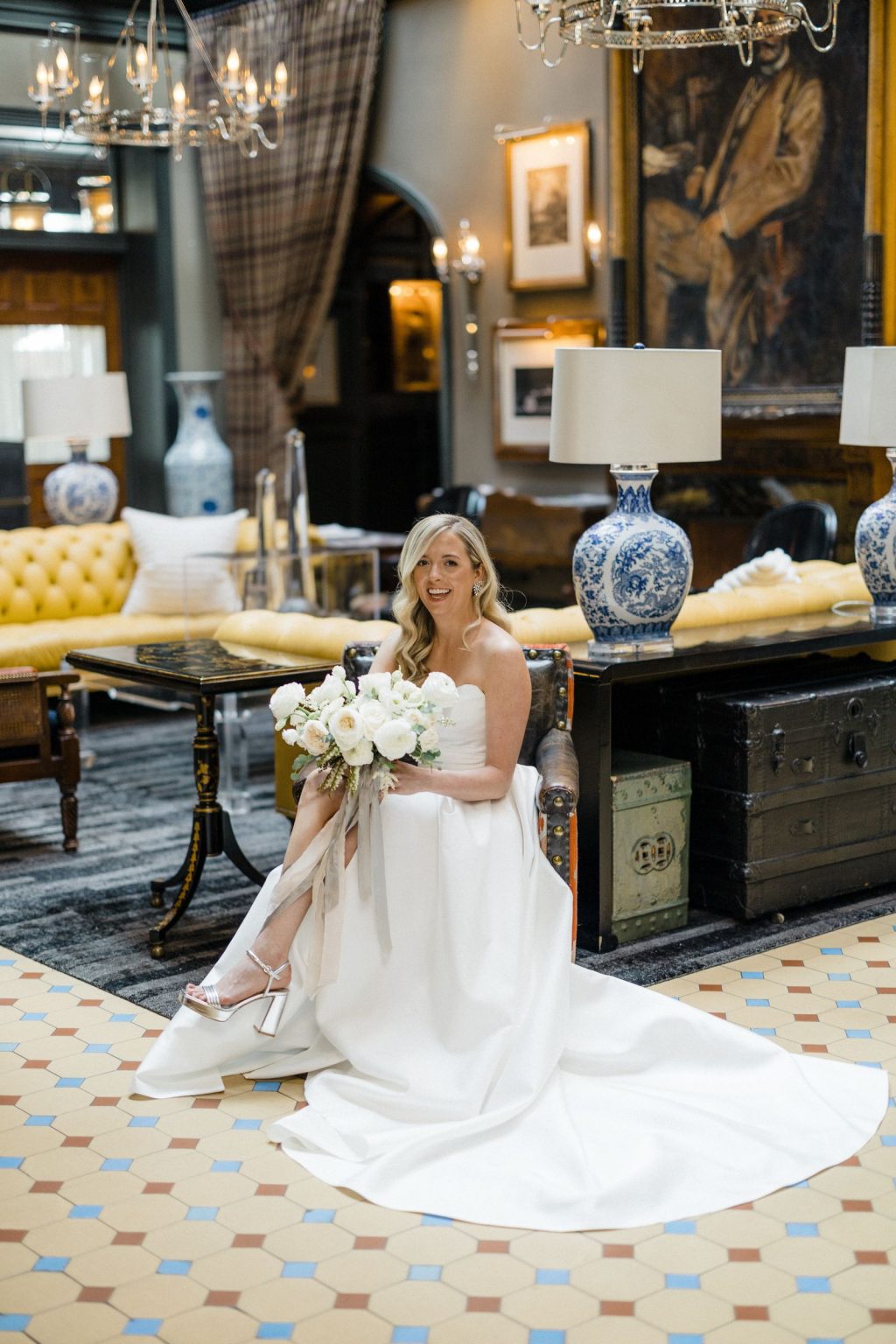 Elizabeth and Bloor's wedding in Aspen: getting ready at Hotel Jerome