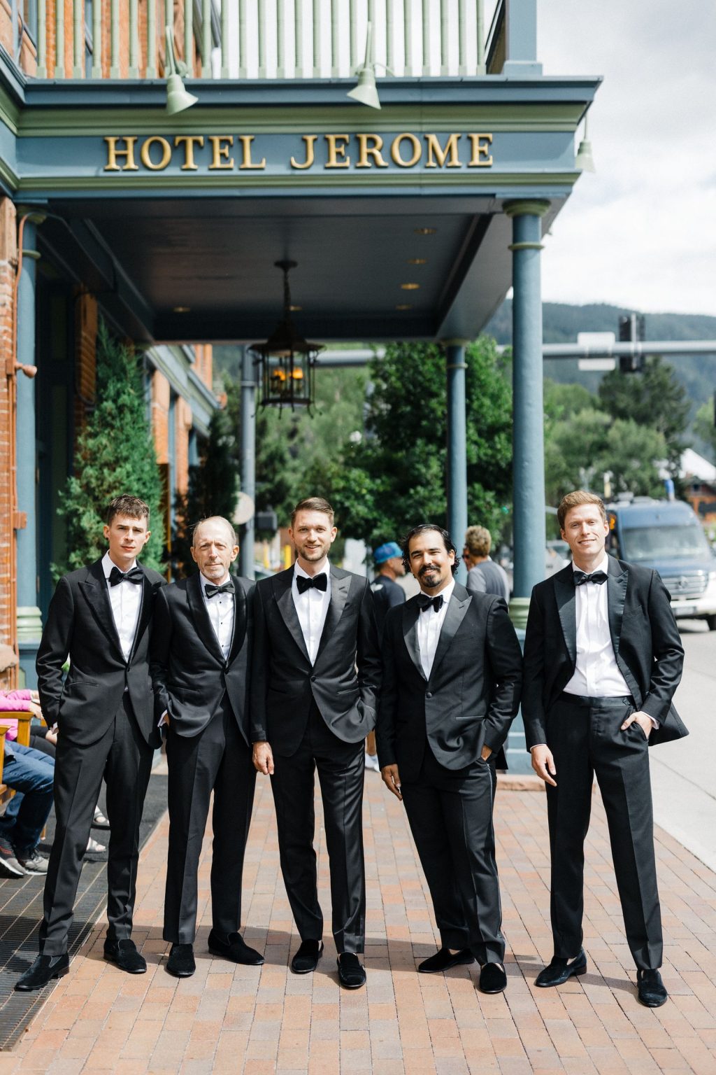 Elizabeth and Bloor's wedding in Aspen: getting ready at Hotel Jerome