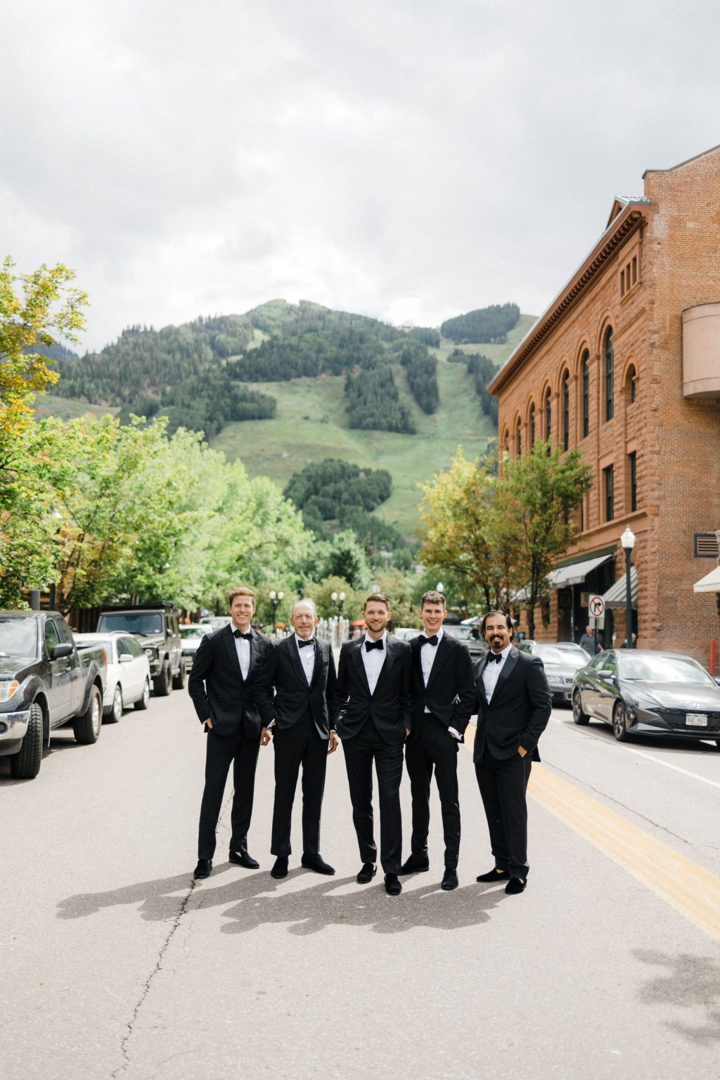 Elizabeth and Bloor's wedding in Aspen: getting ready at Hotel Jerome