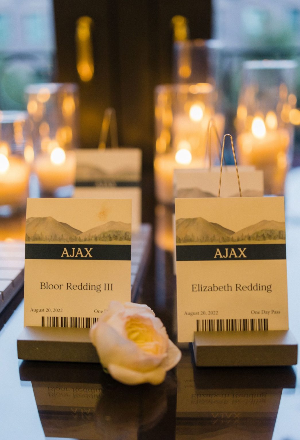 Elizabeth and Bloor's wedding in Aspen: the reception at Hotel Jerome
