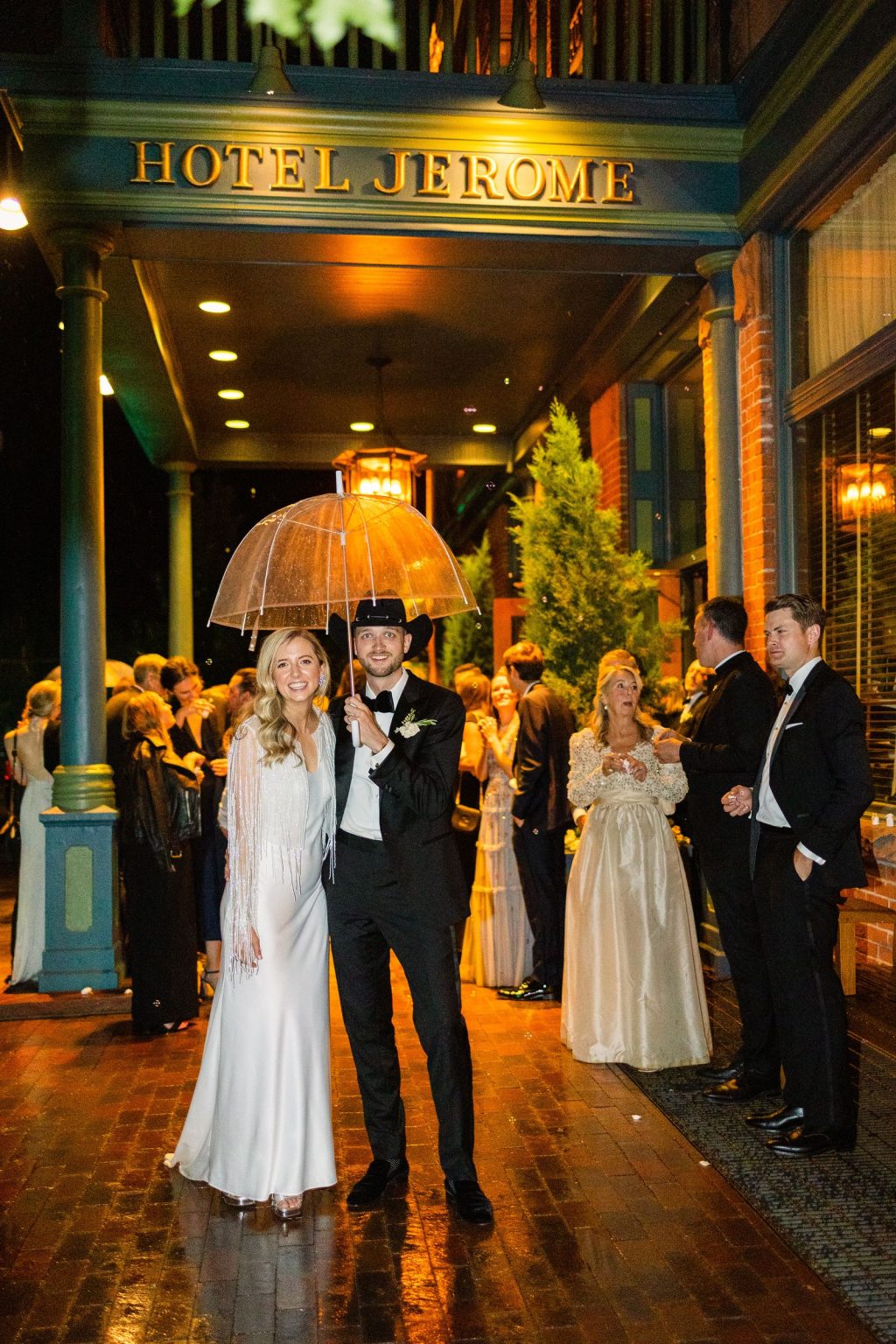 Elizabeth and Bloor's wedding in Aspen: the reception at Hotel Jerome