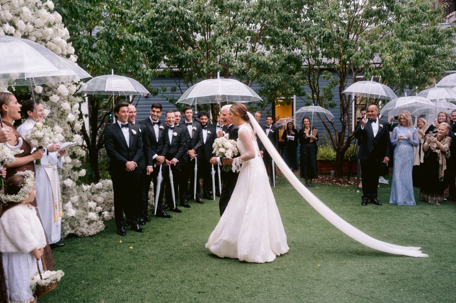 Addy & Nick's wedding at Hotel Jerome, Aspen: the bride's processional
