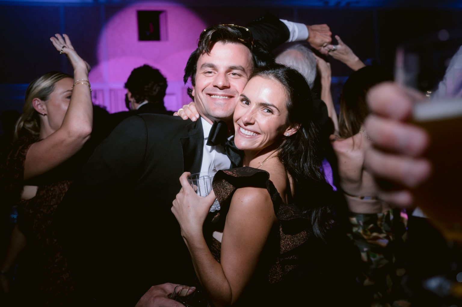 Addy & Nick's wedding at Hotel Jerome, Aspen: a packed dance floor