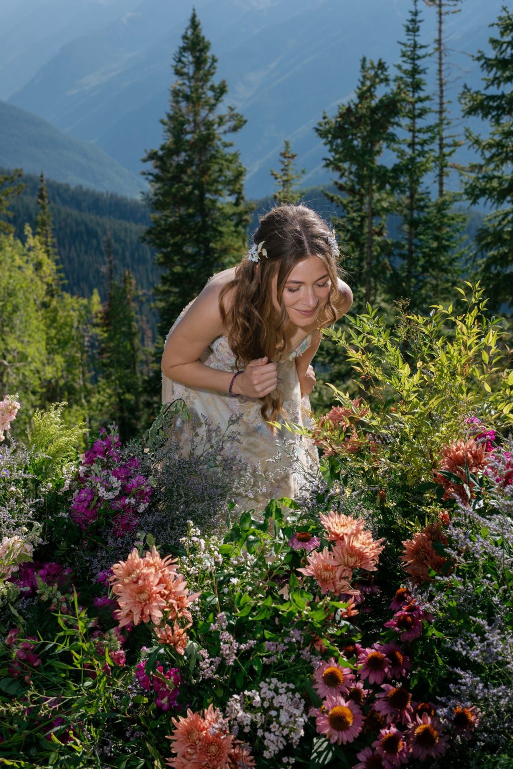 Aline and Colin's wedding at the top of Aspen Mountain