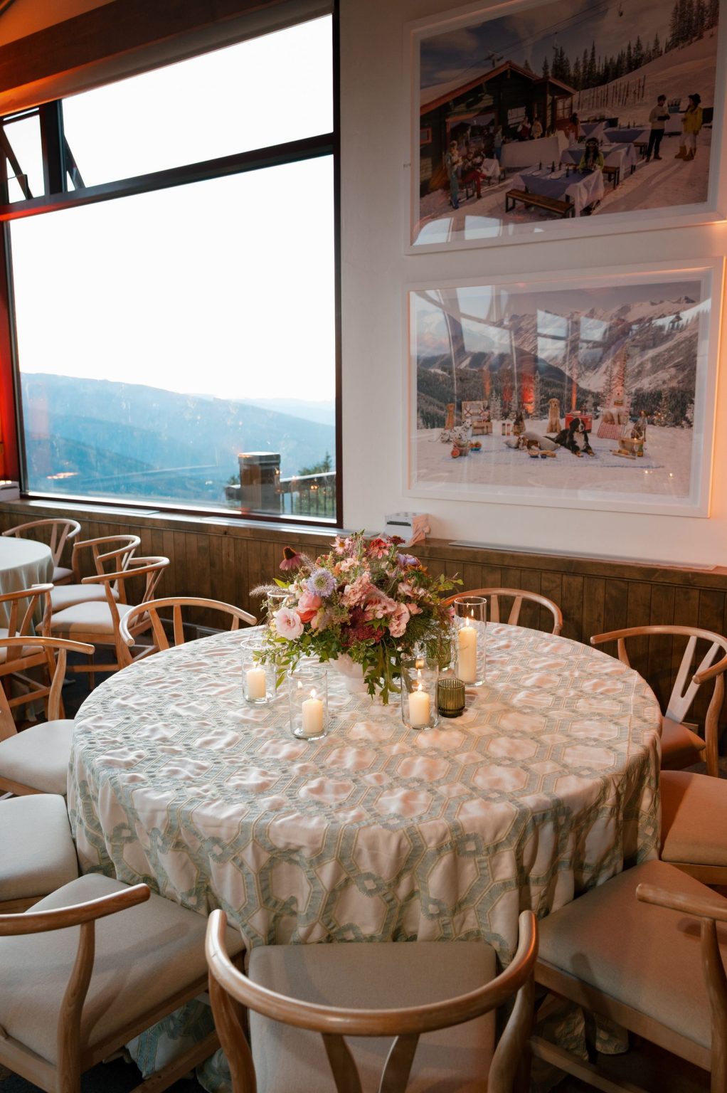 Aline and Colin's wedding at the top of Aspen Mountain