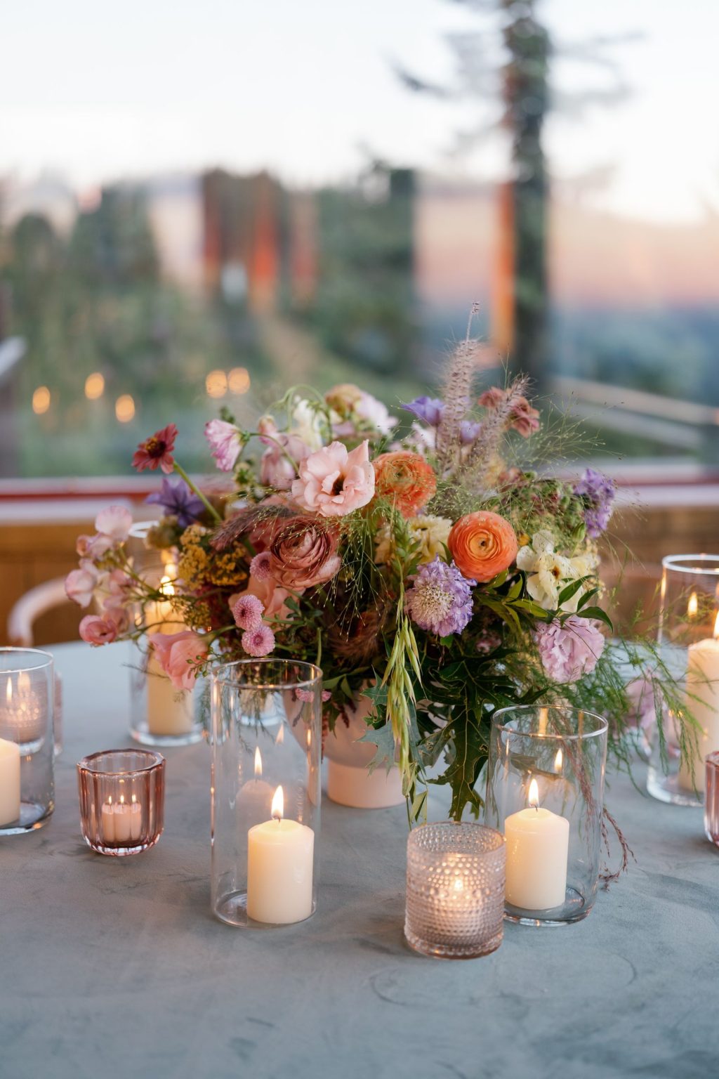 Aline and Colin's wedding at the top of Aspen Mountain