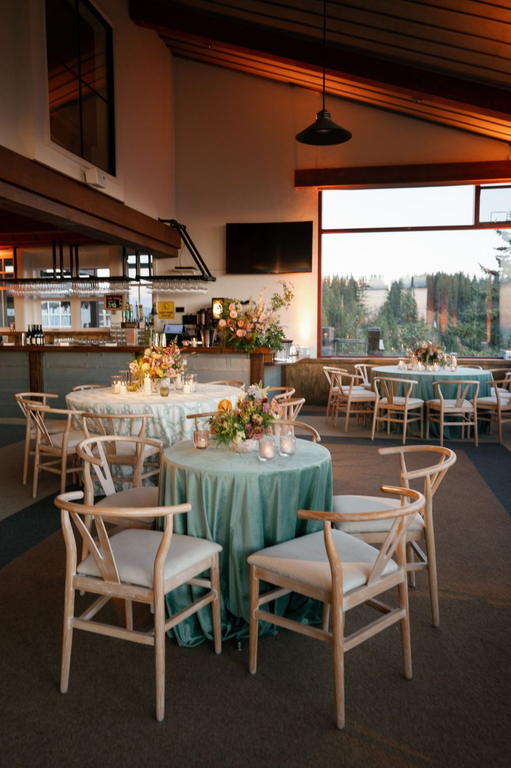 Aline and Colin's wedding at the top of Aspen Mountain