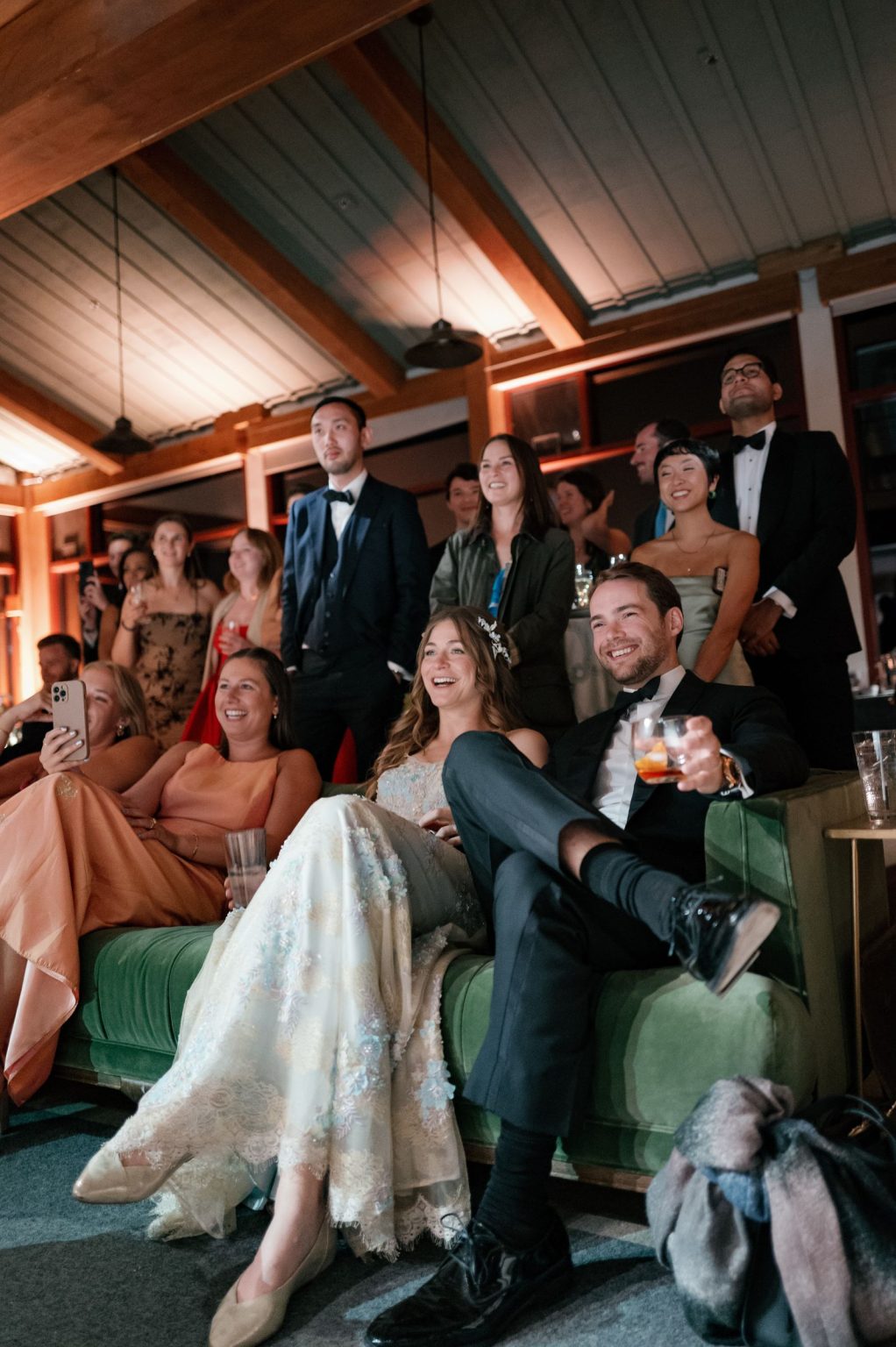 Aline and Colin's wedding at the top of Aspen Mountain
