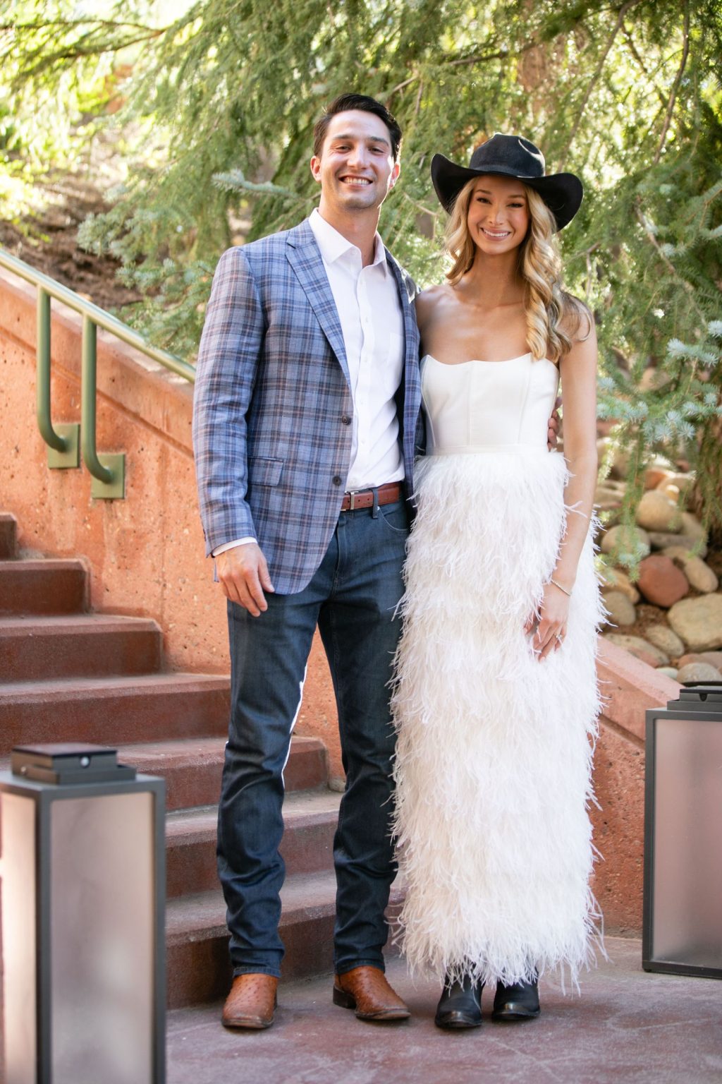 Meredith and JD's wedding at The Little Nell, Aspen: the western rehearsal dinner