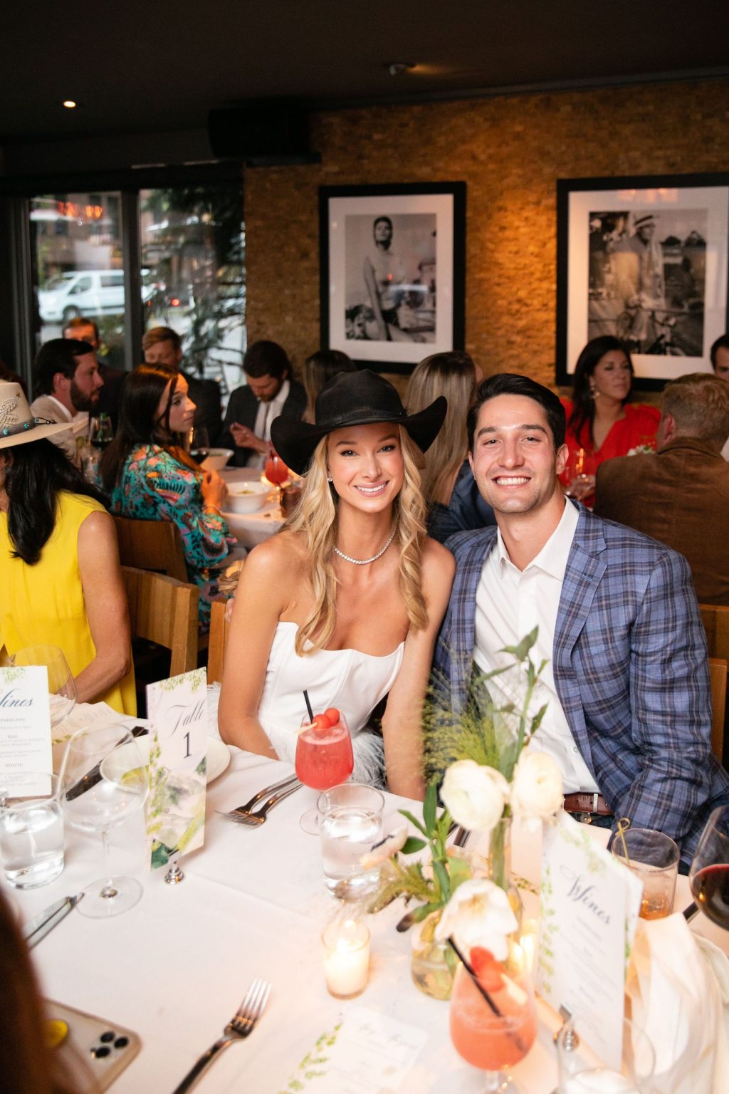 Meredith and JD's wedding at The Little Nell, Aspen: the western rehearsal dinner