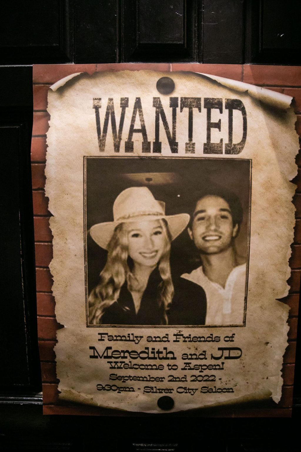 Meredith and JD's wedding at The Little Nell, Aspen: the welcome party at Silver City Saloon