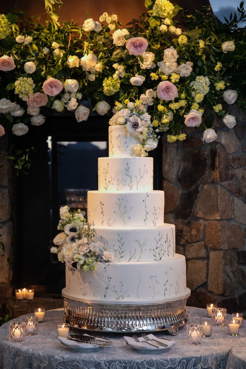 Meredith and JD's wedding at The Little Nell, Aspen: the reception at the Sundeck