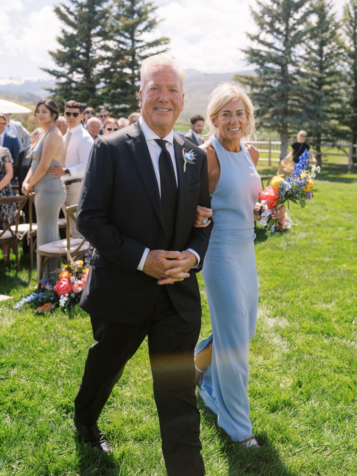 Clare and Kobe's McCabe Ranch wedding in Old Snowmass, Colorado: the ceremony