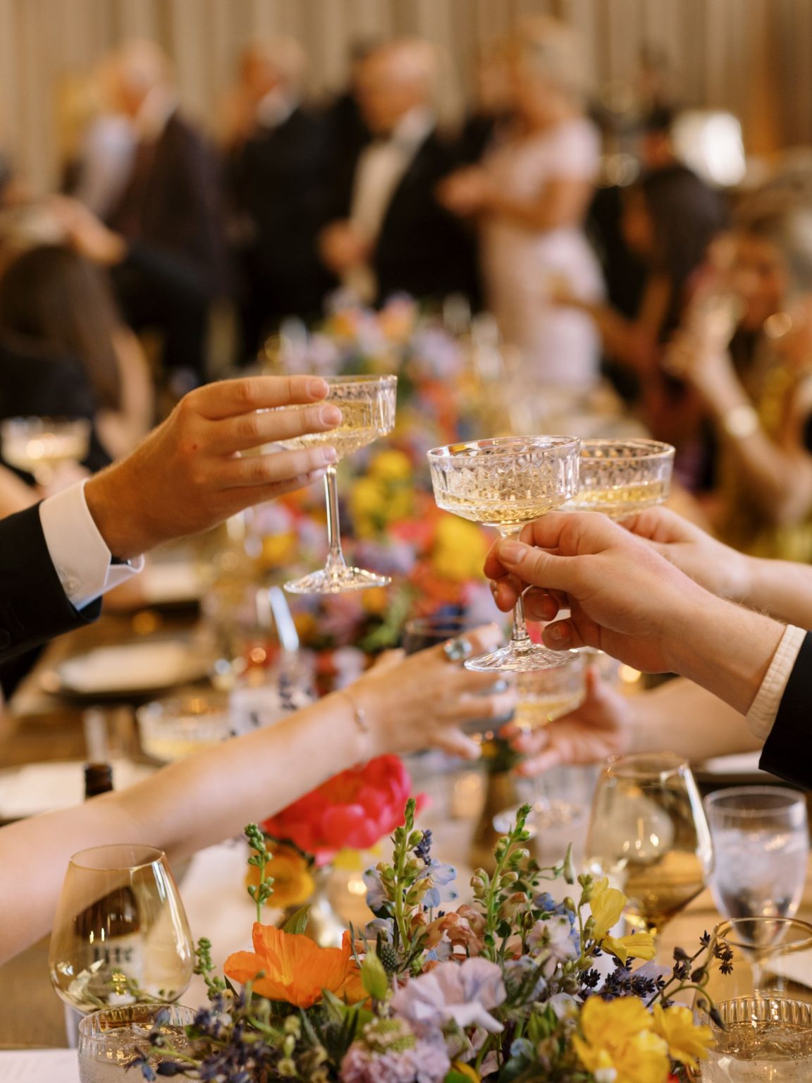 Clare and Kobe's McCabe Ranch wedding in Old Snowmass, Colorado: a toast
