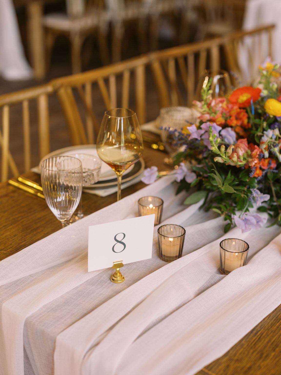 Clare and Kobe's McCabe Ranch wedding in Old Snowmass, Colorado: Carta Blanc table number