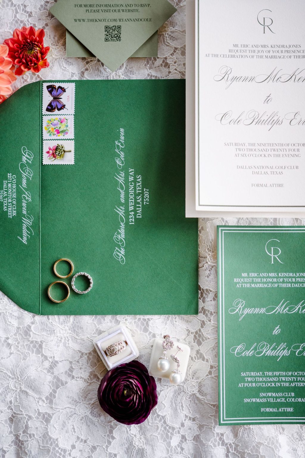 Ryann and Cole's wedding at the Snowmass Club, Snowmass Village: getting ready and details