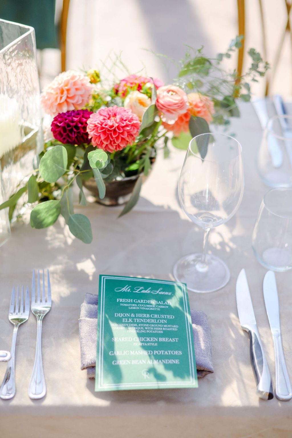 Ryann and Cole's wedding at the Snowmass Club, Snowmass Village: the clear-top reception tent