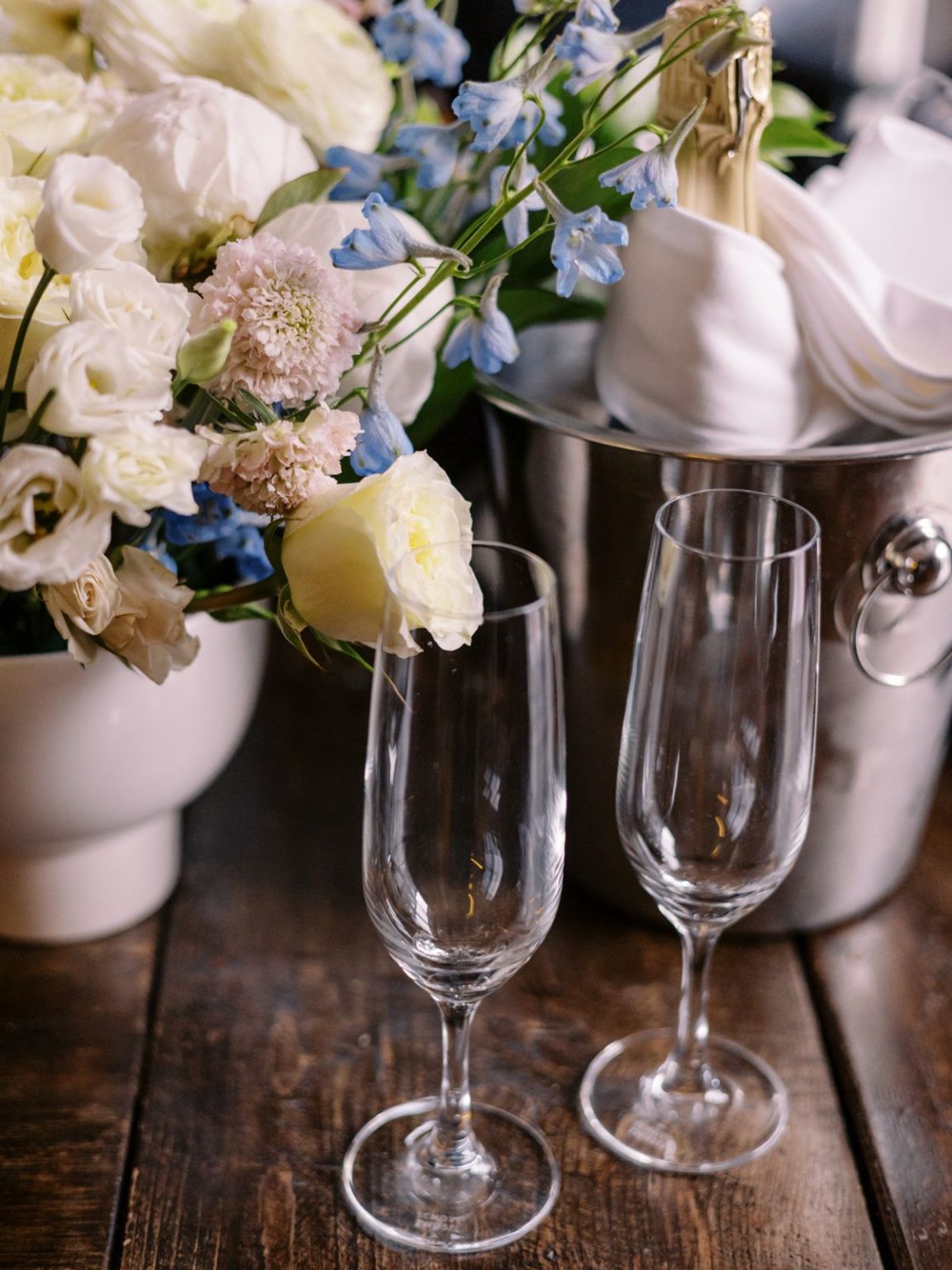 Marisa and Ashton's winter wedding at The St. Regis Aspen: the St. Regis in the snow
