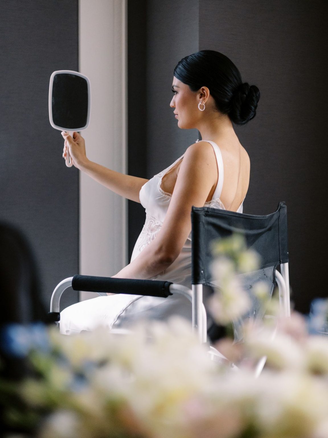 Marisa and Ashton's winter wedding at The St. Regis Aspen: getting ready
