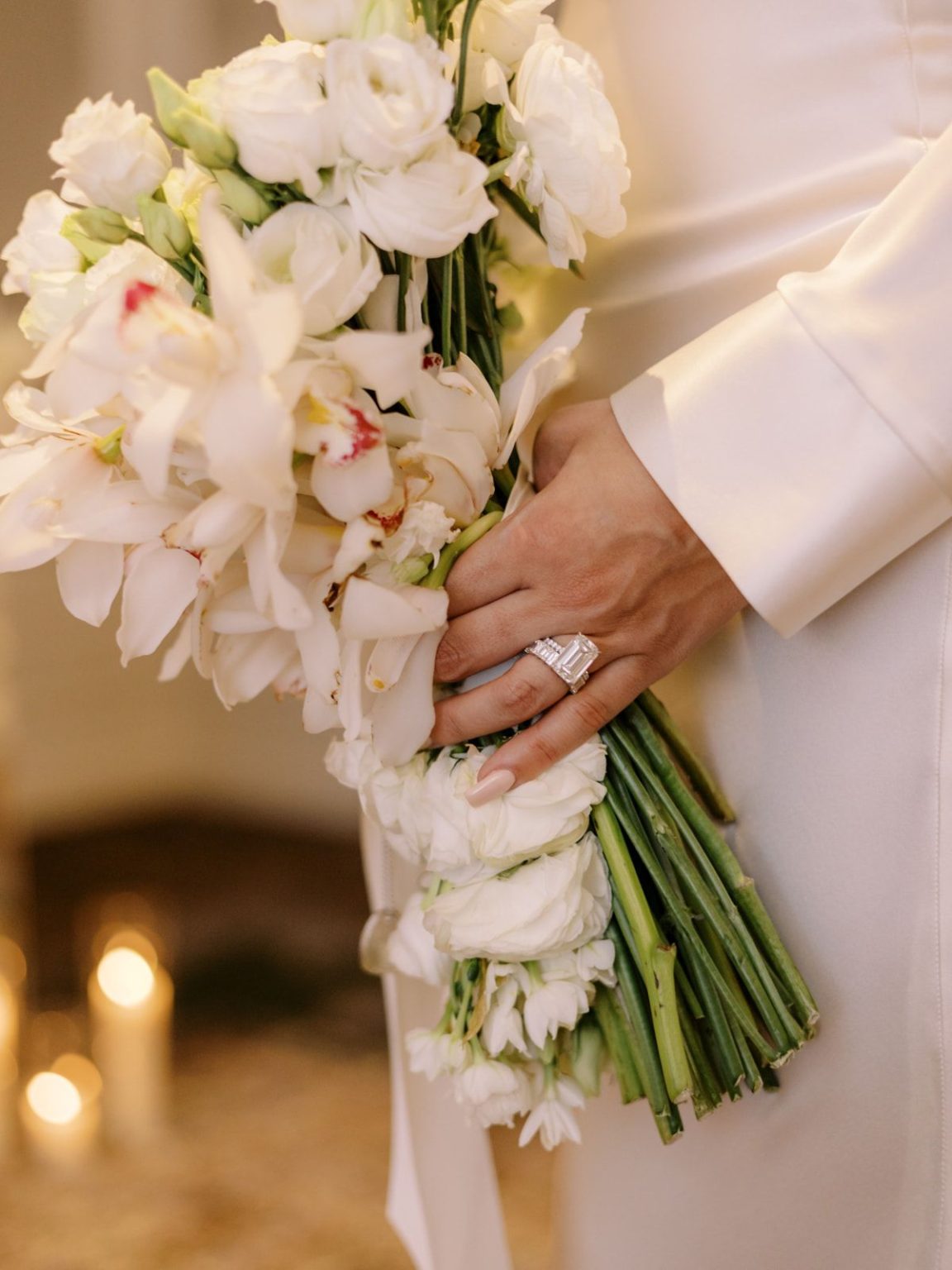 Marisa and Ashton's winter wedding at The St. Regis Aspen: portraits of the couple