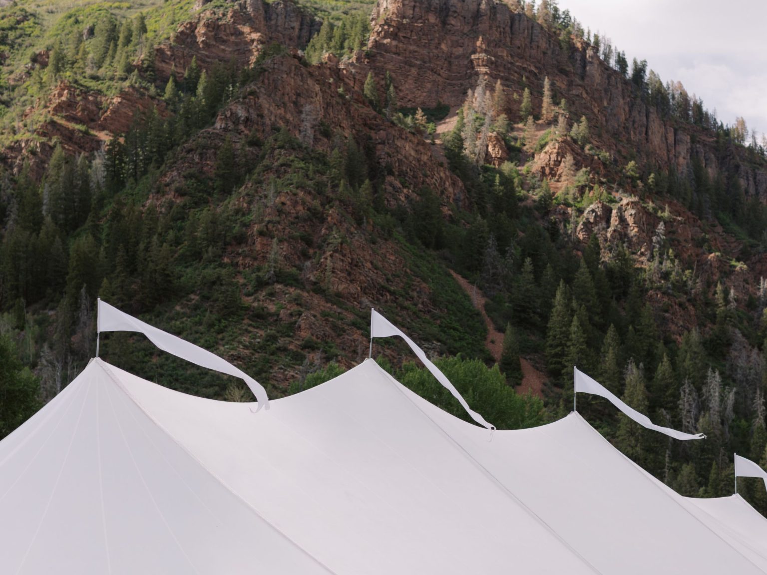 A summer wedding at T Lazy 7 Ranch, Aspen: ceremony and floral details