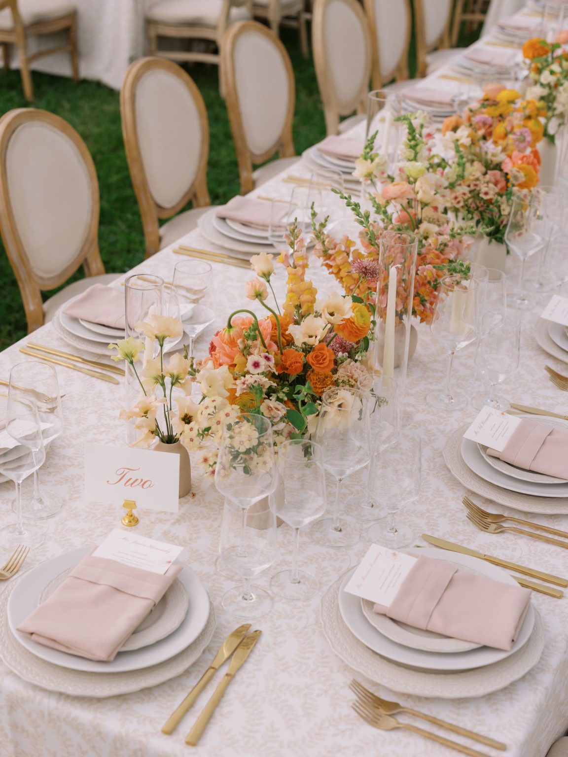 A summer wedding at T Lazy 7 Ranch, Aspen: the reception tent